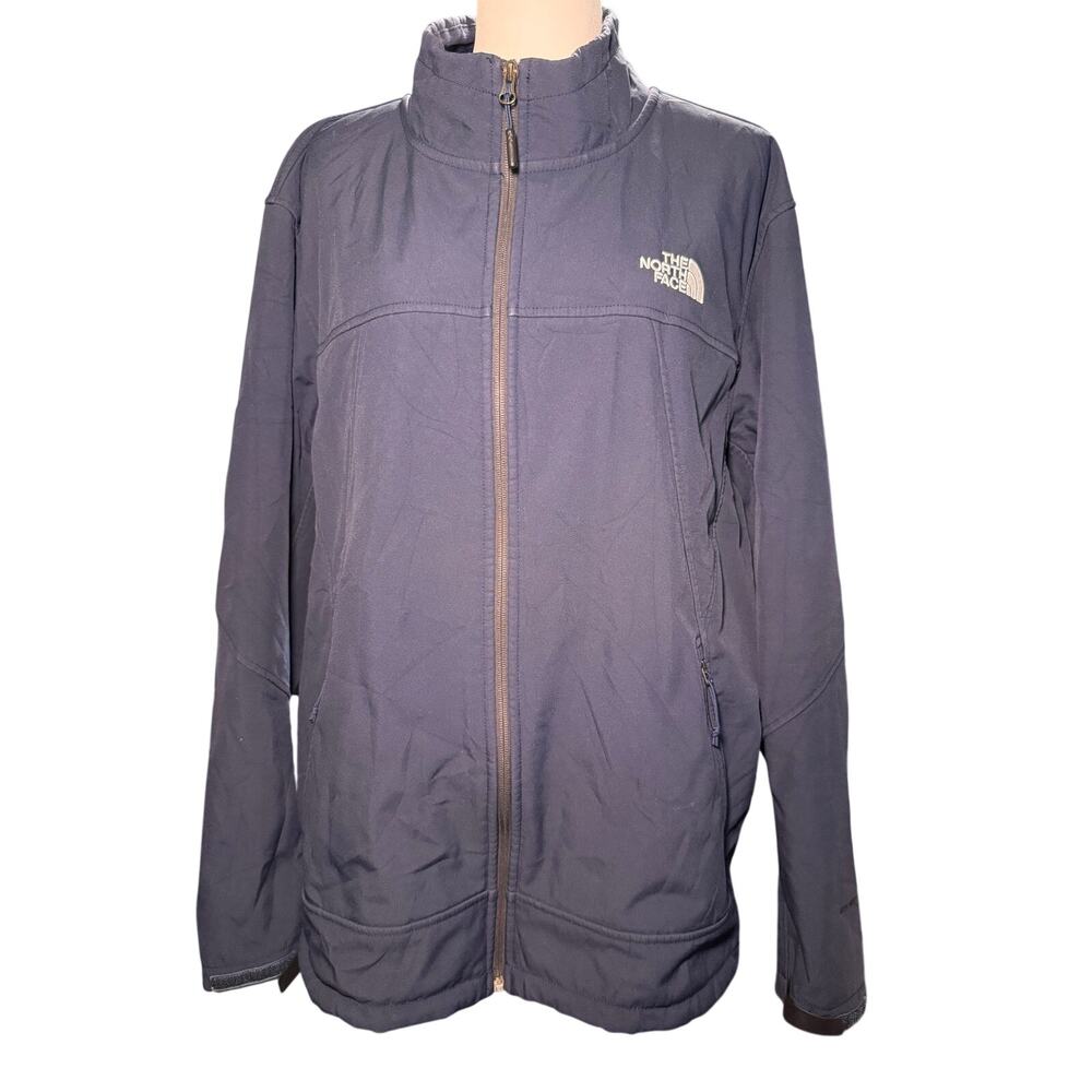 The North Face Apex Chromium Thermal Jacket, Navy WindWall Fleece, Men's XL
